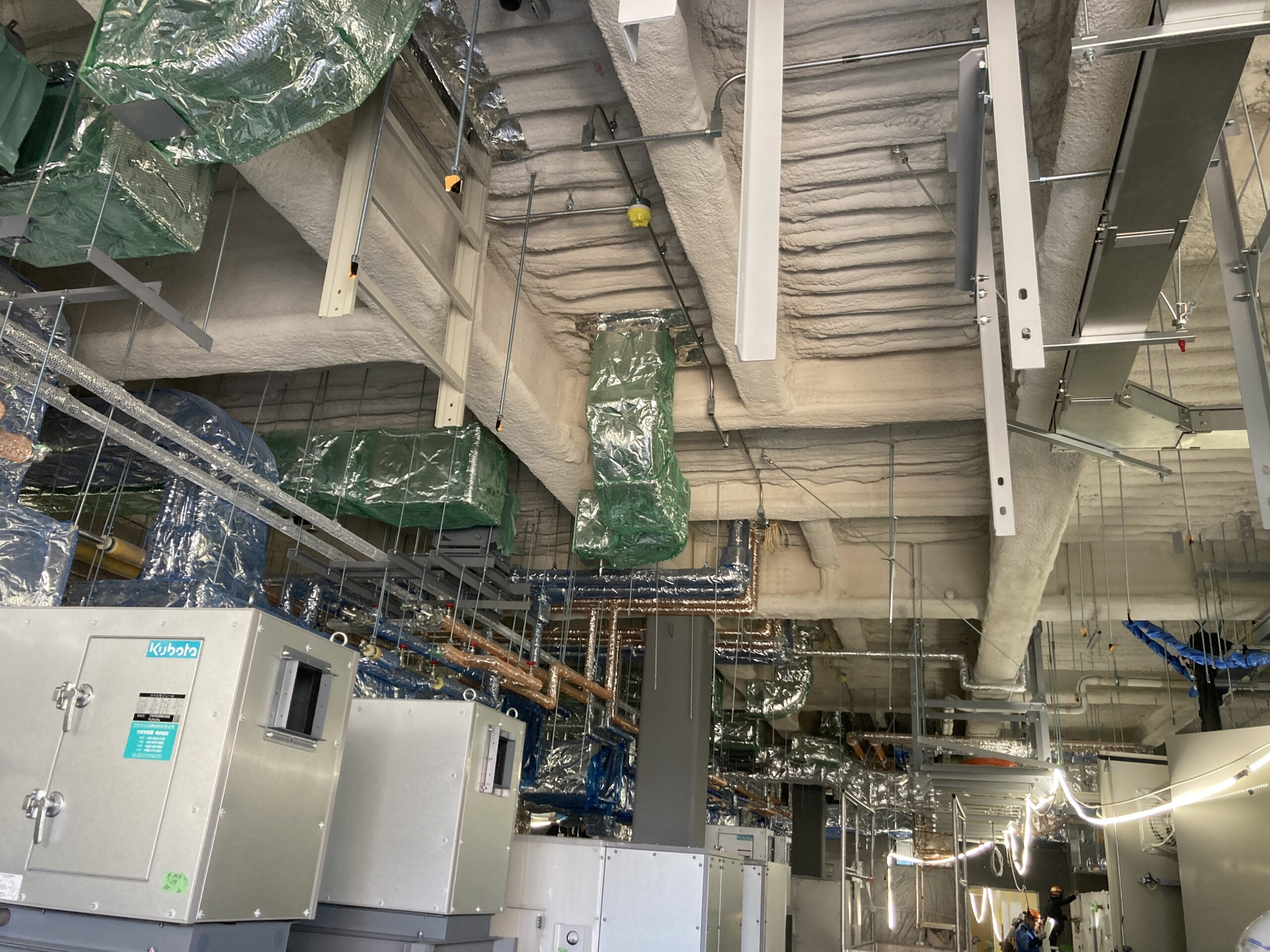 ウレタン吹付工事